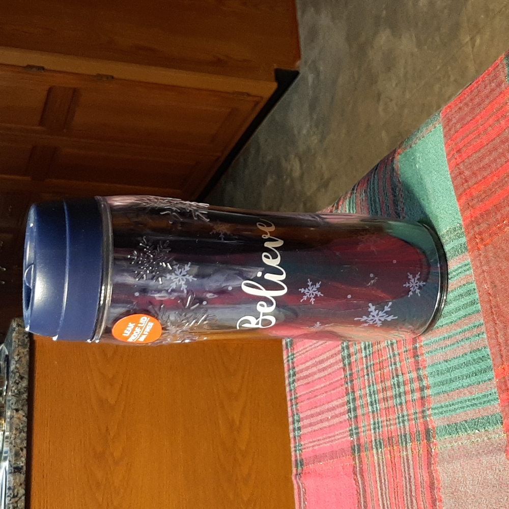 NWT "Believe" Thermal cup w/lid - Picture 1 of 6